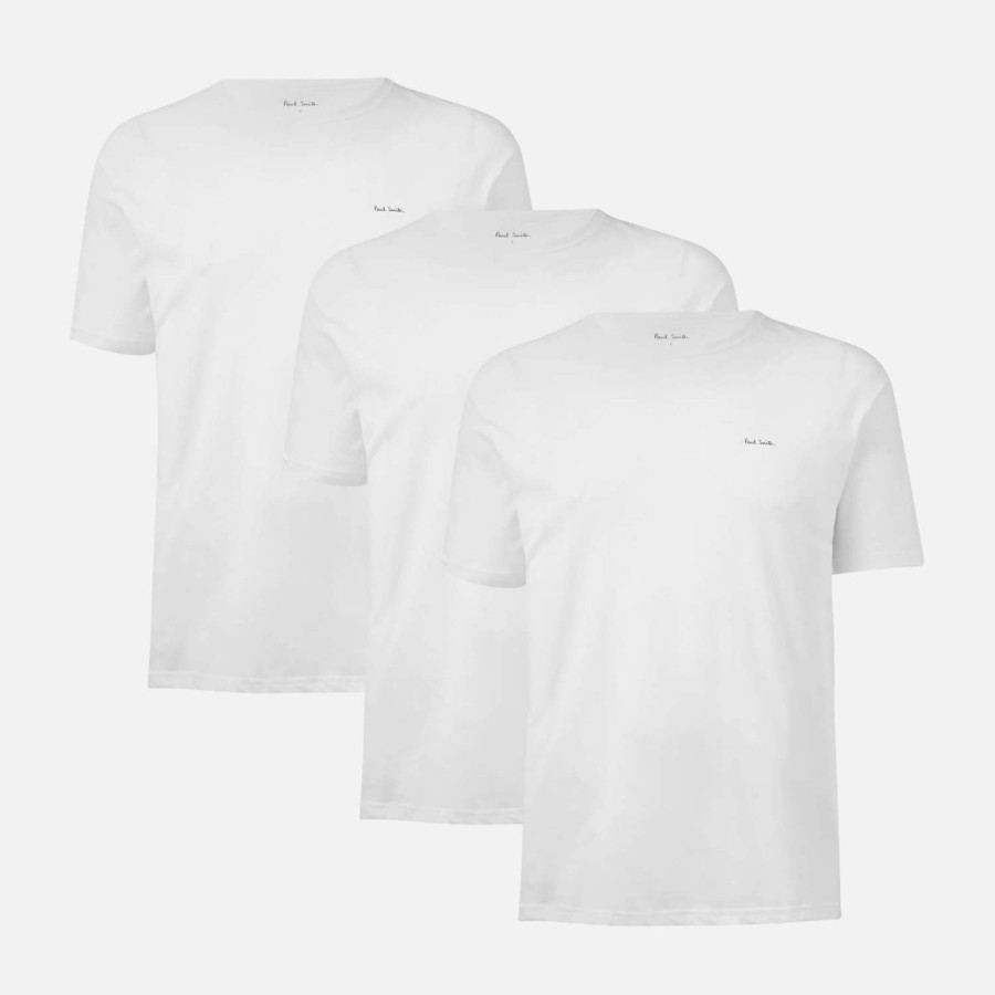 Manner PS Paul Smith T-Shirts | Ps Paul Smith Baumwoll-Jersey-T-Shirts Im Dreierpack