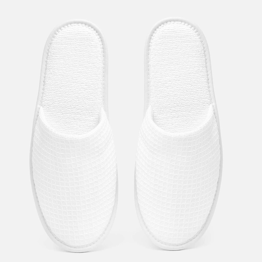 Haushaltswaren ESPA Badezimmer | Espa Waffle Unisex Slipper Weis