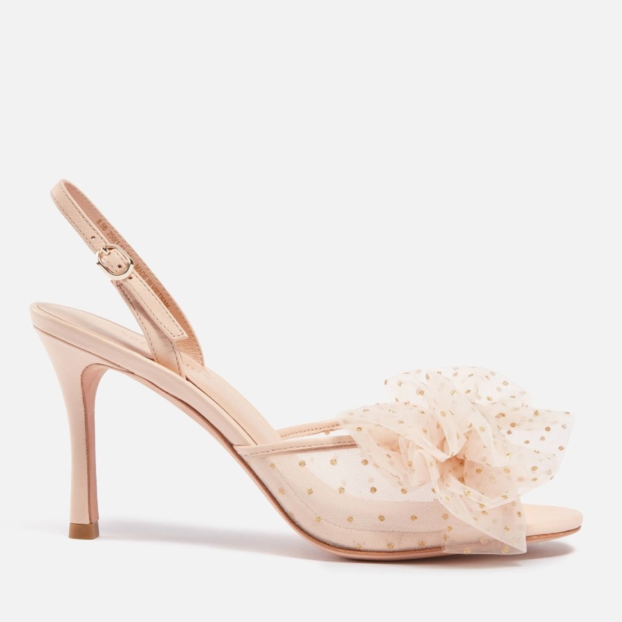 Schuhwerk Kate Spade New York Absatze | Kate Spade New York Braut-Sandalen Mit Glitzerndem Absatz Fur Damen