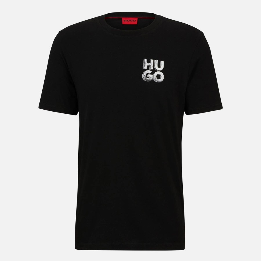 Manner HUGO Loungewear | Hugo Detzington241 Logo-Baumwoll-T-Shirt