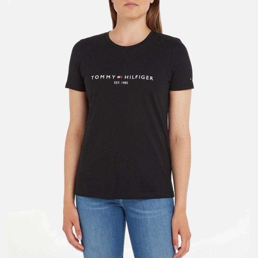 Wehe Tommy Hilfiger Oberteile | Bedrucktes T-Shirt Aus Baumwolljersey Von Tommy Hilfiger