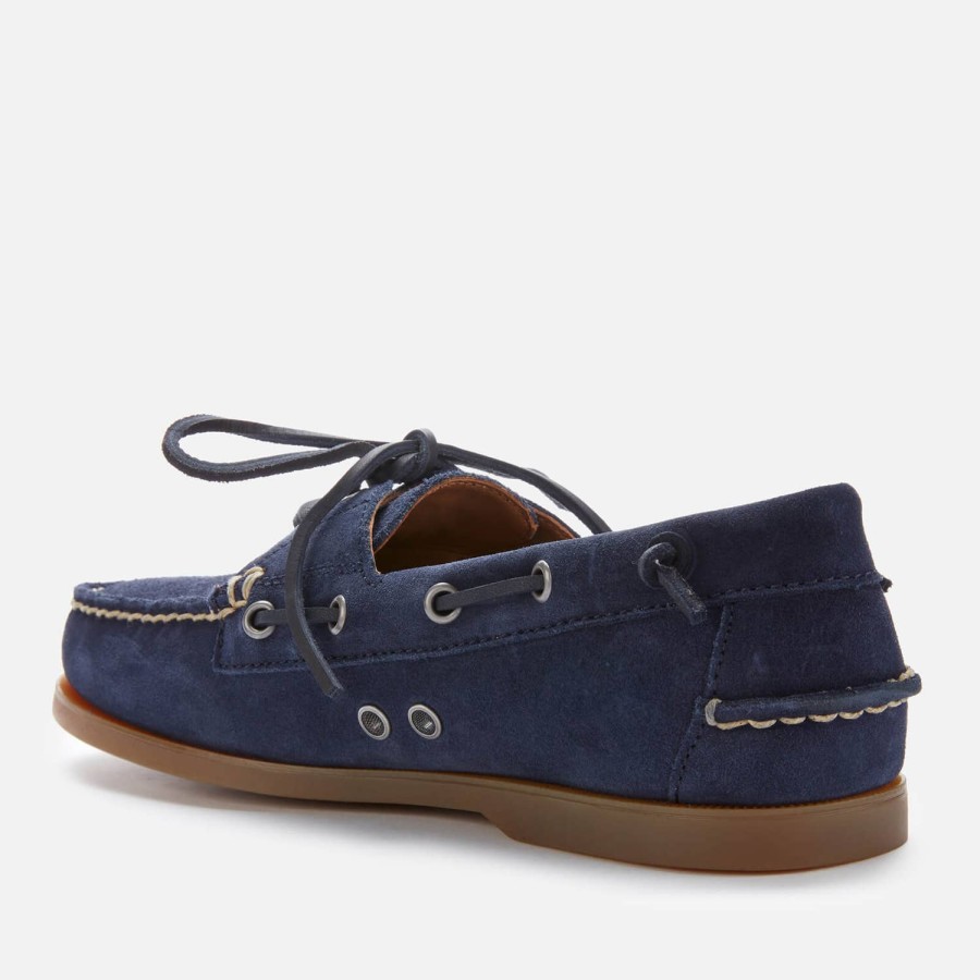 Schuhwerk Polo Ralph Lauren Schuhe | Polo Ralph Lauren Herren Merton Wildleder Bootsschuhe Newport Navy