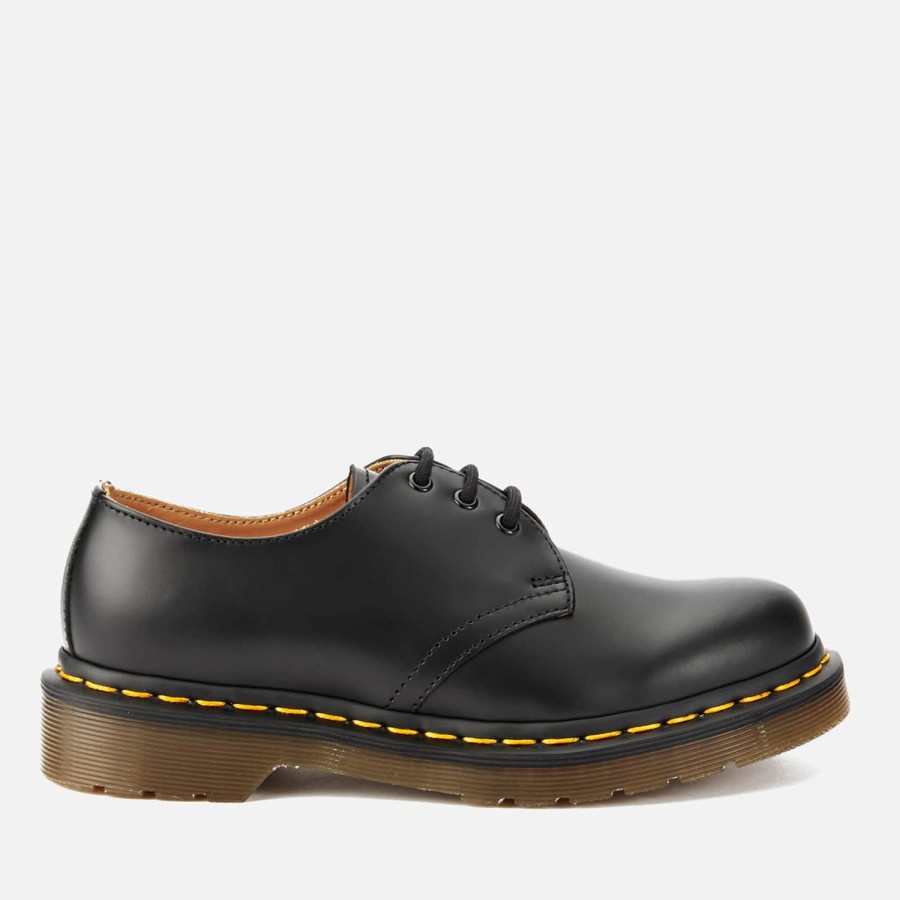 Schuhwerk Dr Martens Schuhe | Dr. Martens 1461 Glattleder-Schuhe Mit 3 Osen Schwarz