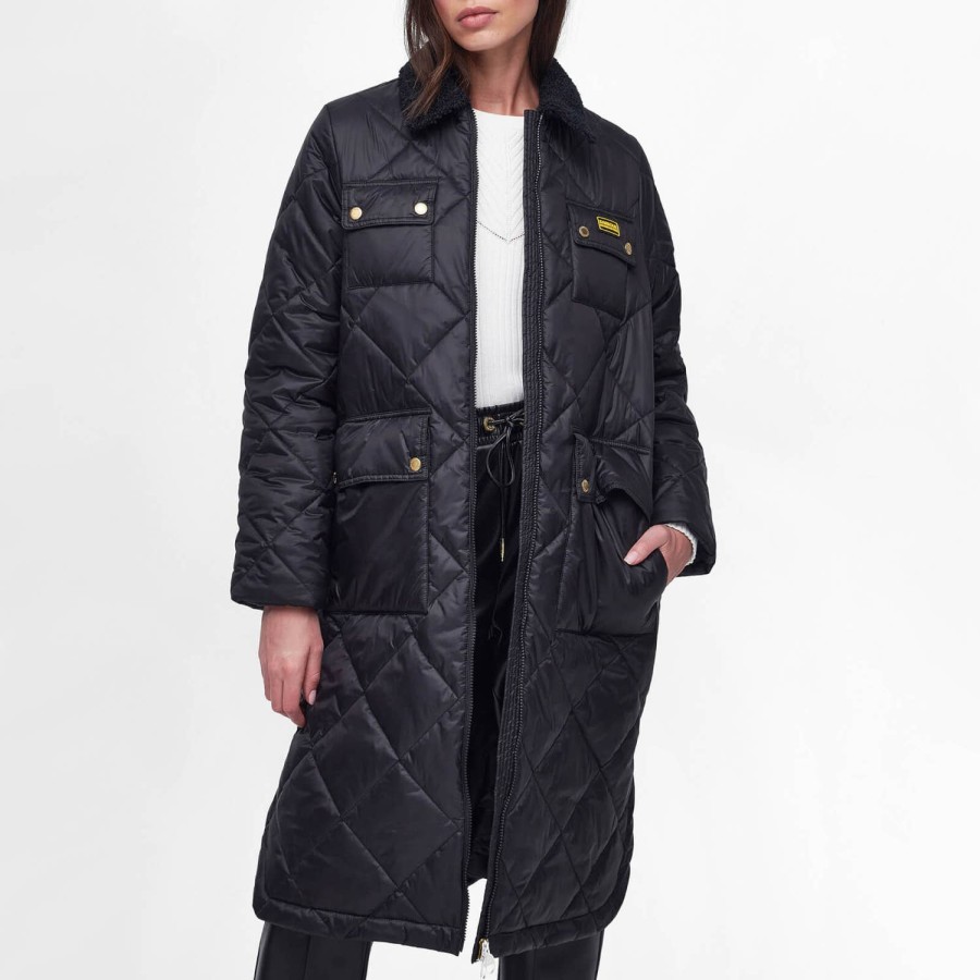 Wehe Barbour International Jacken | Barbour International Supanova Diamond Quilted Shell Coat