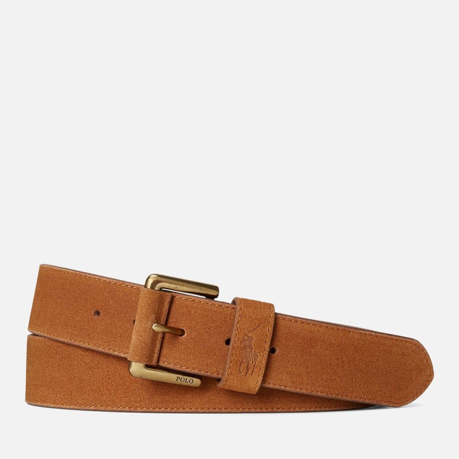 Manner Polo Ralph Lauren Gurtel | Polo Ralph Lauren Wildleder-Keepergurtel