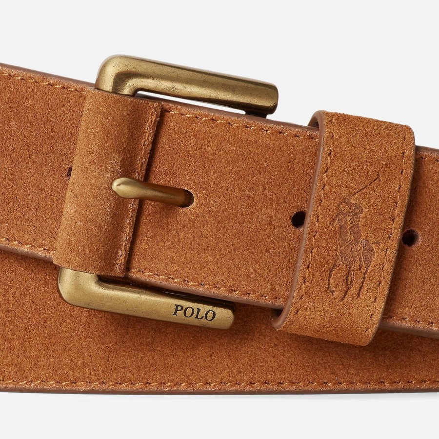 Manner Polo Ralph Lauren Gurtel | Polo Ralph Lauren Wildleder-Keepergurtel