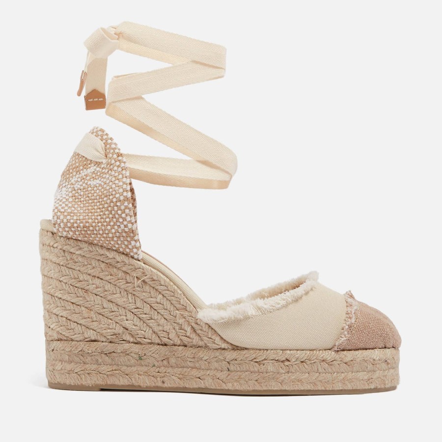 Schuhwerk Castañer Espadrilles | Castaner Carina Canvas Wedge Espadrilles Fur Damen