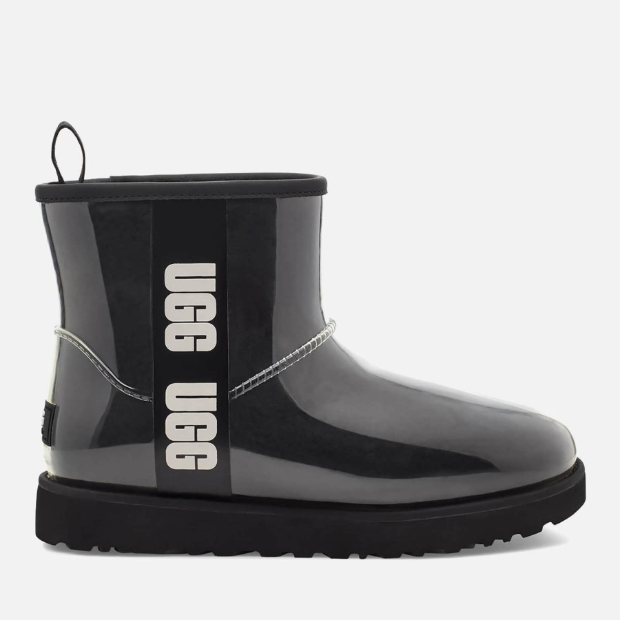 Schuhwerk UGG Hausschuhe | Ugg Damen Classic Clear Mini Wasserdichte Stiefel - Schwarz