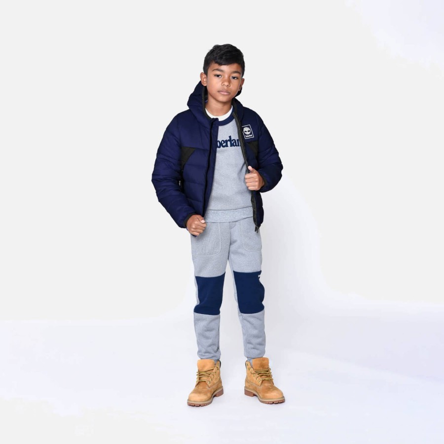 Kind & Baby Timberland Hoodies & Sweatshirts | Timberland Designer-Logo-Jersey-Pullover Fur Kinder