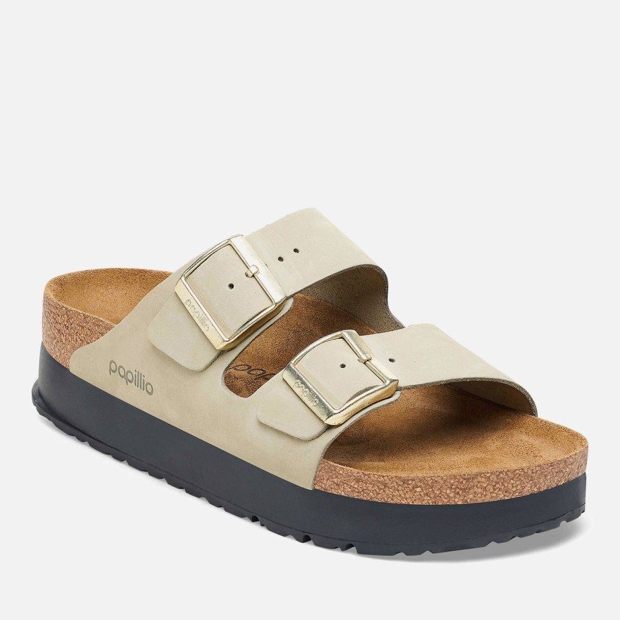 Schuhwerk Birkenstock Schuhwerk | Birkenstock Damen Papillio Arziona Nubuk-Sandalen