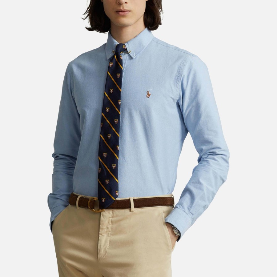 Manner Polo Ralph Lauren Hemden | Polo Ralph Lauren Klassisches Oxford-Hemd Aus Baumwollpopeline