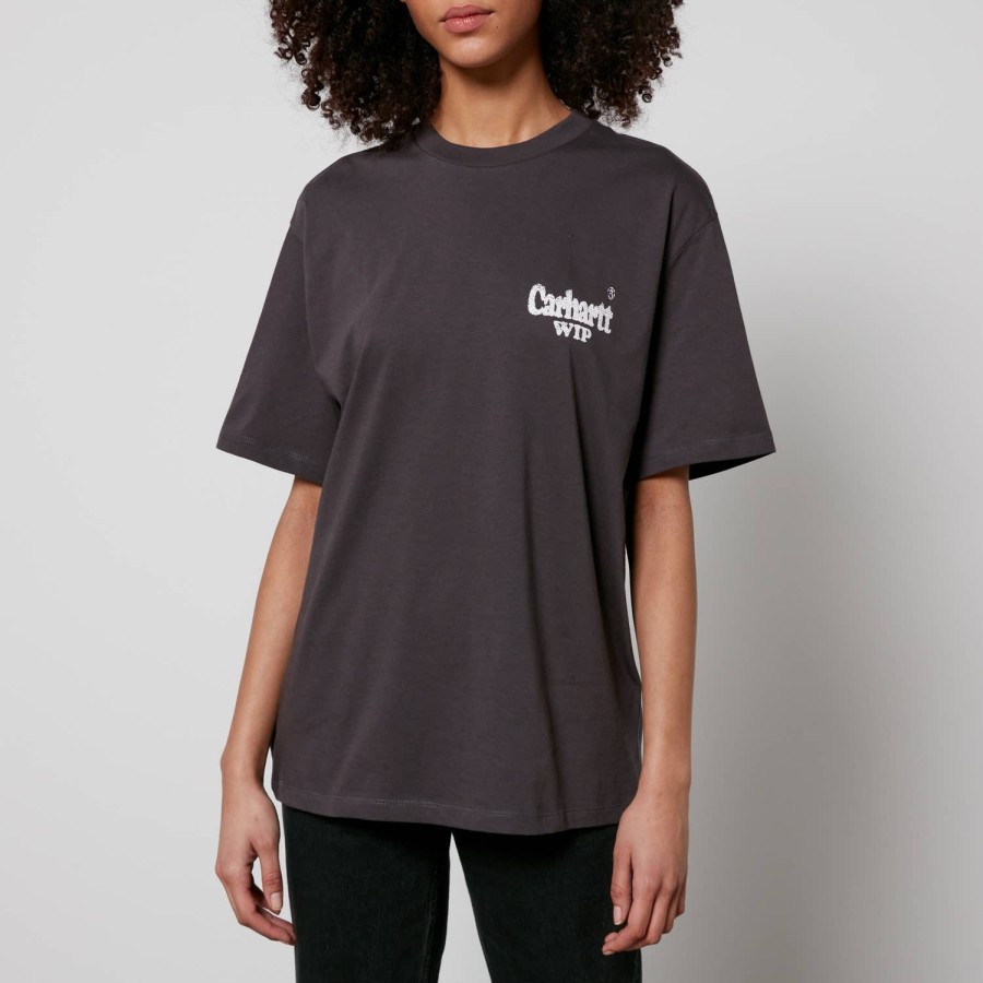 Wehe Carhartt WIP Loungewear | Carhartt Wip Spree Grafik-Baumwoll-T-Shirt