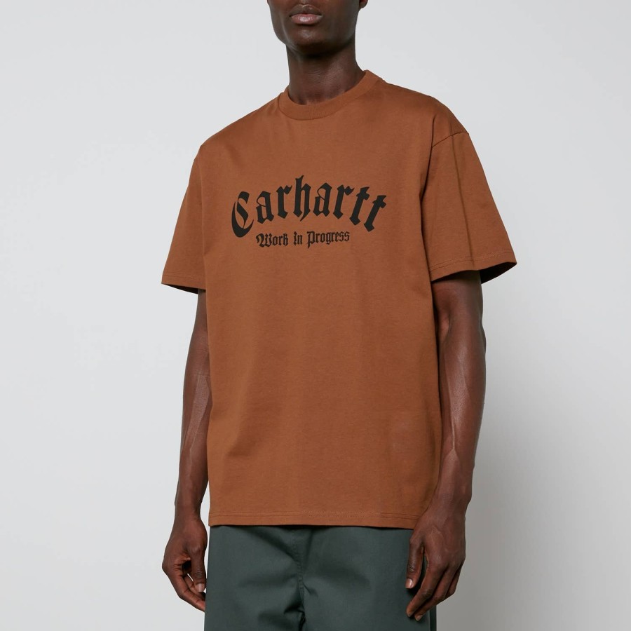 Manner Carhartt WIP T-Shirts | Carhartt Wip Onyx T-Shirt Aus Bio-Baumwoll-Jersey