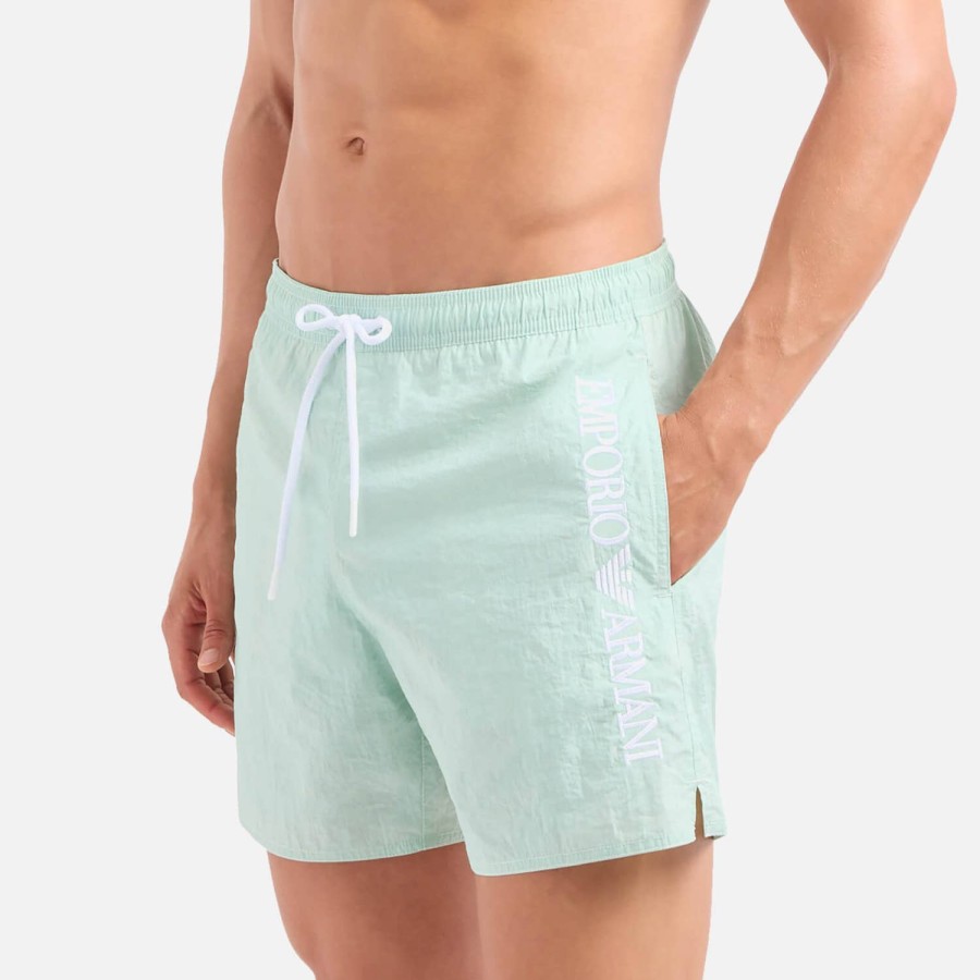 Manner Emporio Armani Bodywear Bademode | Emporio Armani Bodywear Logo Shell Badehose