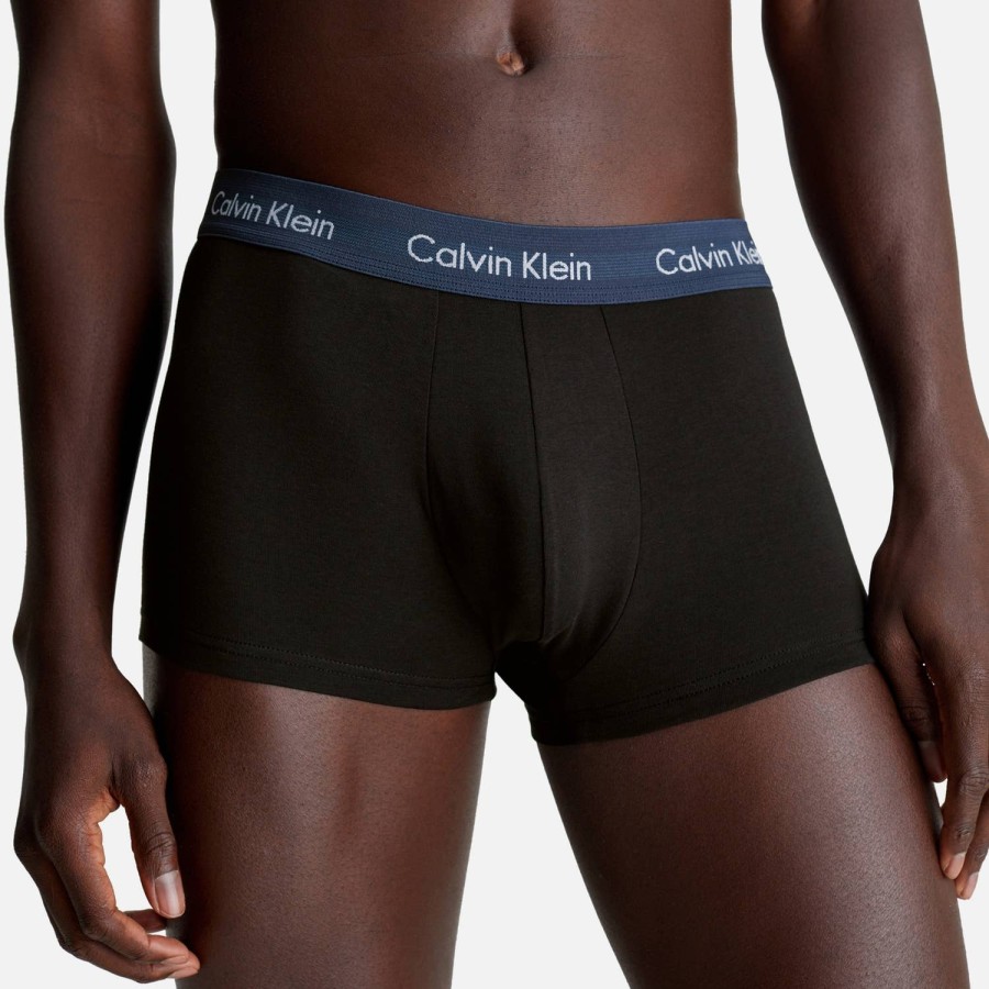 Manner Calvin Klein Loungewear | Calvin Klein 7Er-Pack Unterhosen Aus Baumwollmischung Mit Niedrigem Bund