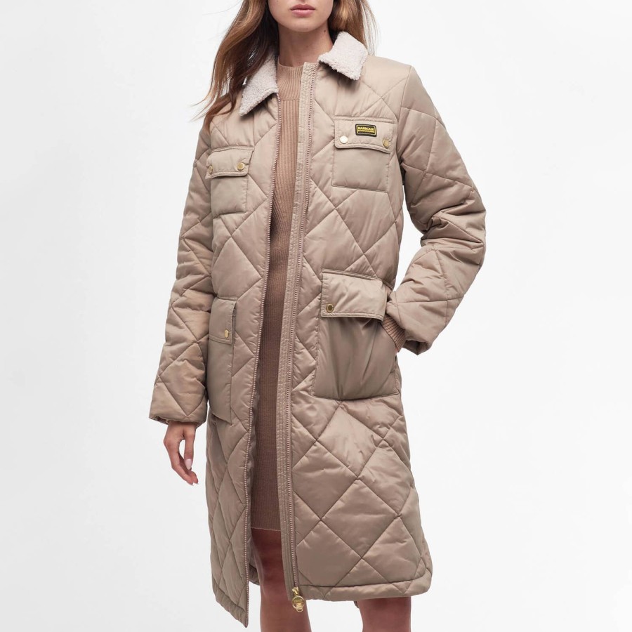 Wehe Barbour International Jacken | Barbour International Supanova Diamond Quilted Shell Coat