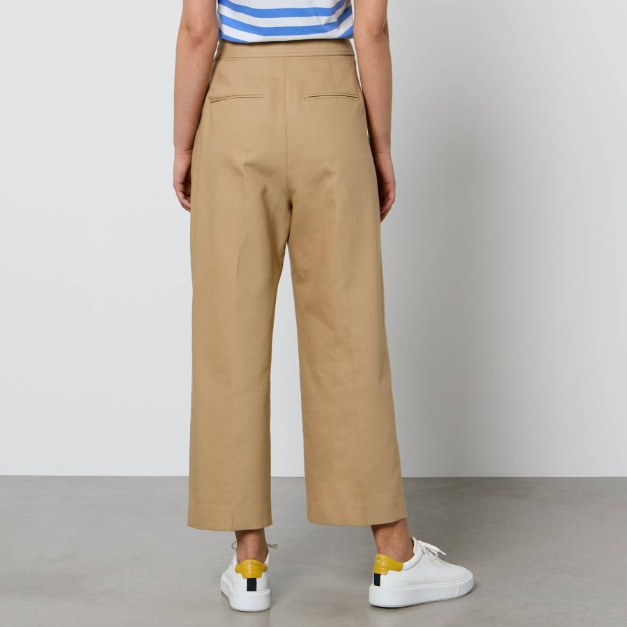 Wehe Polo Ralph Lauren Hosen Und Leggings | Kurz Geschnittene Hose Mit Weitem Bein Aus Baumwolltwill Von Polo Ralph Lauren