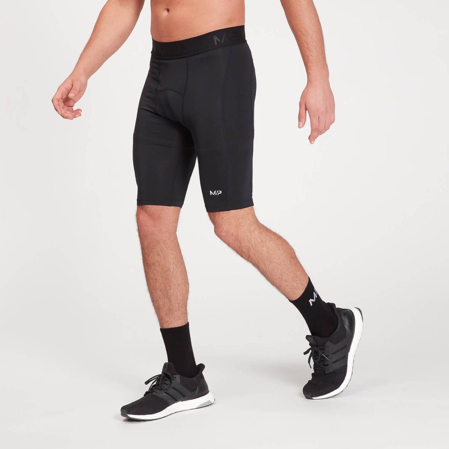 Manner Abgeordneter Kurze Hose | Mp Herren-Trainings-Baselayer-Shorts Schwarz