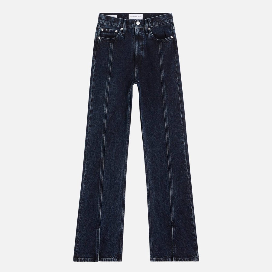 Wehe Calvin Klein Jeans Jeans | Calvin Klein Jeans Authentische Bootcut-Baumwolljeans Mit Geteilter Vorderseite