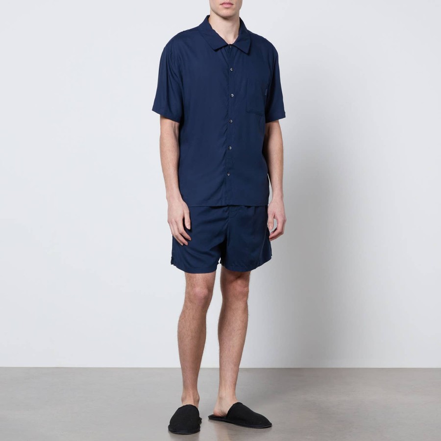 Manner Calvin Klein Socken Und Unterwasche | Calvin Klein Woven Sleep T-Shirt Und Shorts-Set