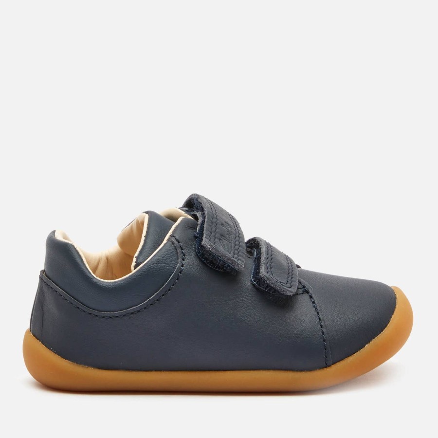 Kind & Baby Clarks Schuhwerk | Clarks Roamer Craft-Schuhe Fur Kleinkinder Marineblaues Leder