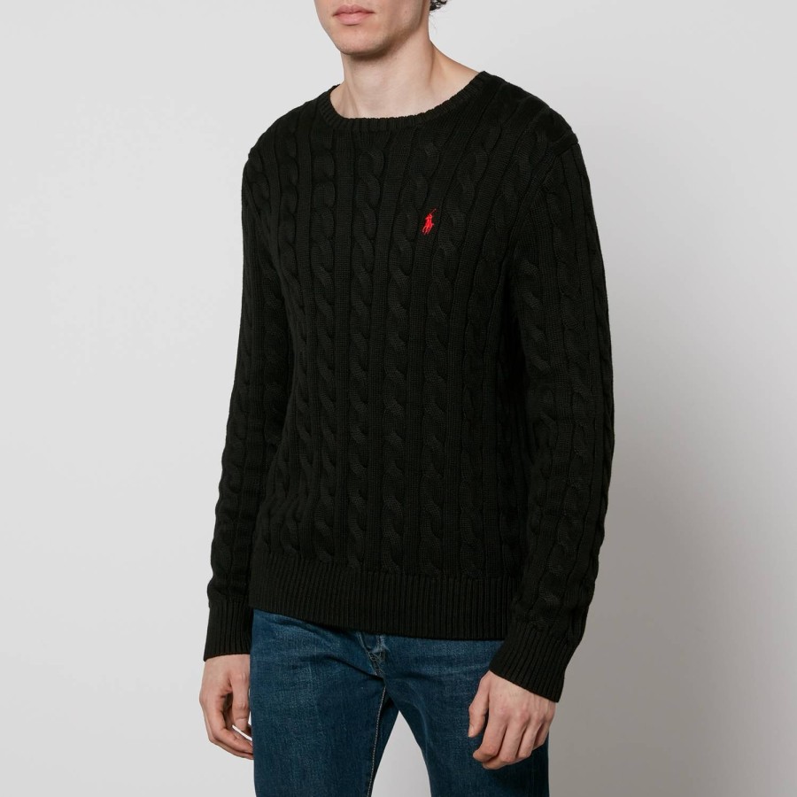 Manner Polo Ralph Lauren Strickwaren | Polo Ralph Lauren Roving Cotton Driver-Pullover