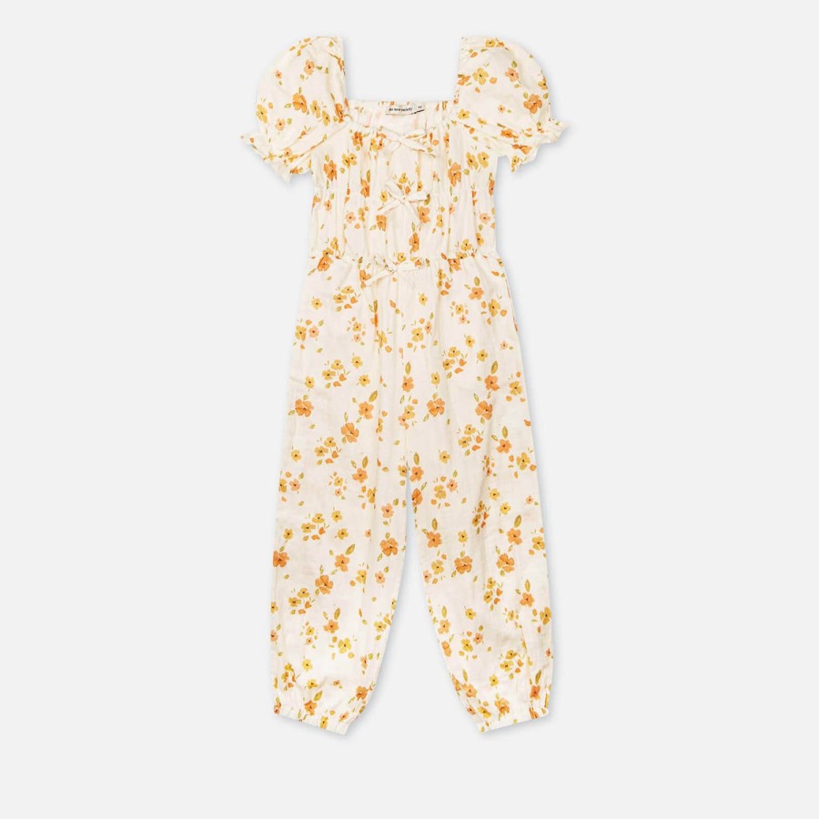 Kind & Baby Die neue Gesellschaft Kleider Und Overalls | Der Fiorella-Jumpsuit Aus Baumwollgaze Von The New Society Fur Kinder