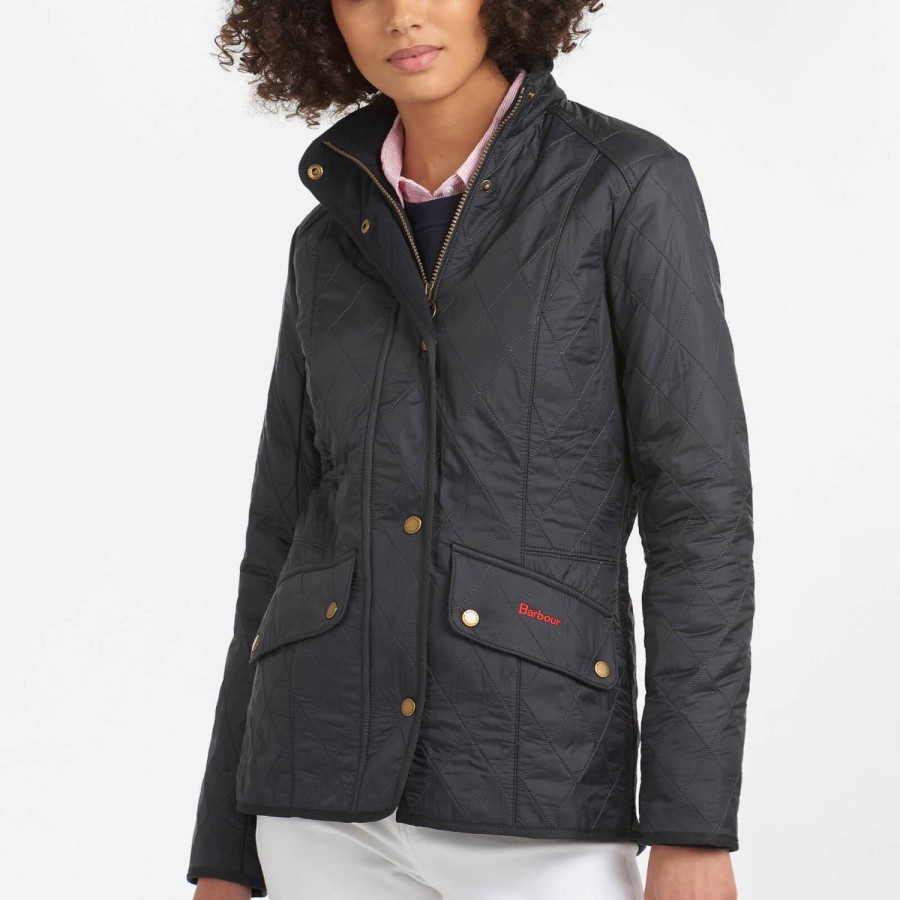 Wehe Barbour Jacken | Barbour Damen Cavalry Polarquilt Jacke Marineblau