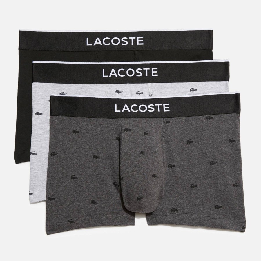 Manner Lacoste Loungewear | Lacoste 3Er-Pack Boxershorts Aus Baumwolle Mit Logo