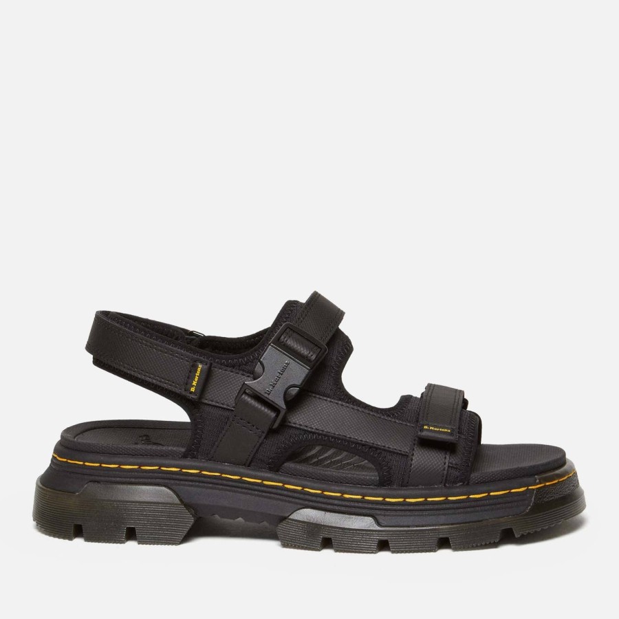 Schuhwerk Dr Martens Sandalen | Dr. Martens Forster Ledersandalen Mit Mehreren Riemen