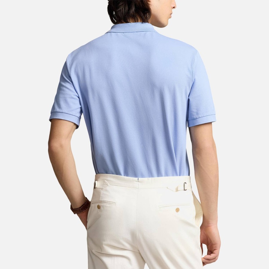 Manner Polo Ralph Lauren Polo-Shirts | Polo Ralph Lauren Poloshirt Aus Baumwoll-Pique Mit Offenem Kragen