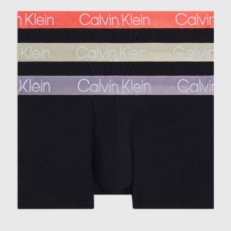 Manner Calvin Klein Socken Und Unterwasche | Calvin Klein 3Er-Pack Boxershorts Aus Baumwollmischung