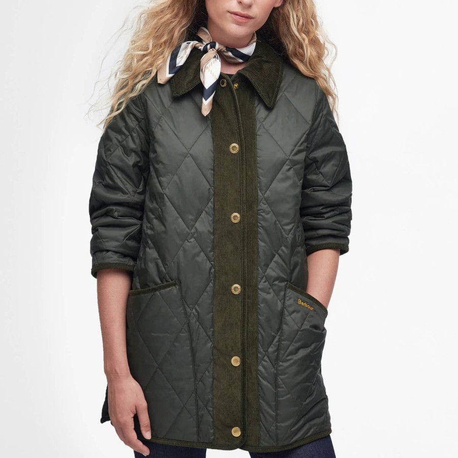 Wehe Barbour Jacken | Barbour Highcliffe Steppjacke Aus Shell