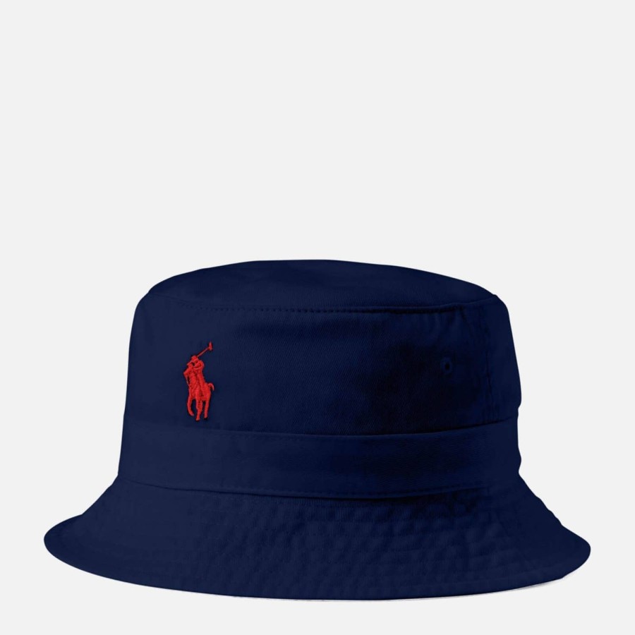 Manner Polo Ralph Lauren Mutzen Und Hute | Polo Ralph Lauren Herren Loft Fischerhut Newport Navy