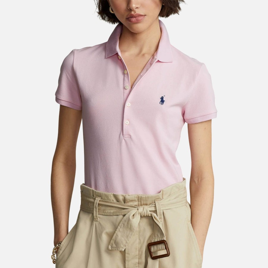 Wehe Polo Ralph Lauren Oberteile | Polo Ralph Lauren Julie Poloshirt Aus Baumwoll-Pique