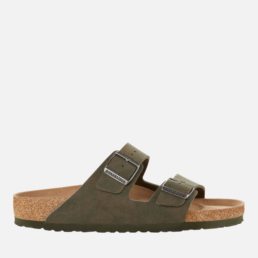 Schuhwerk Birkenstock Sandalen | Birkenstock Arizona Desert Dust Vegane Doppelriemensandalen