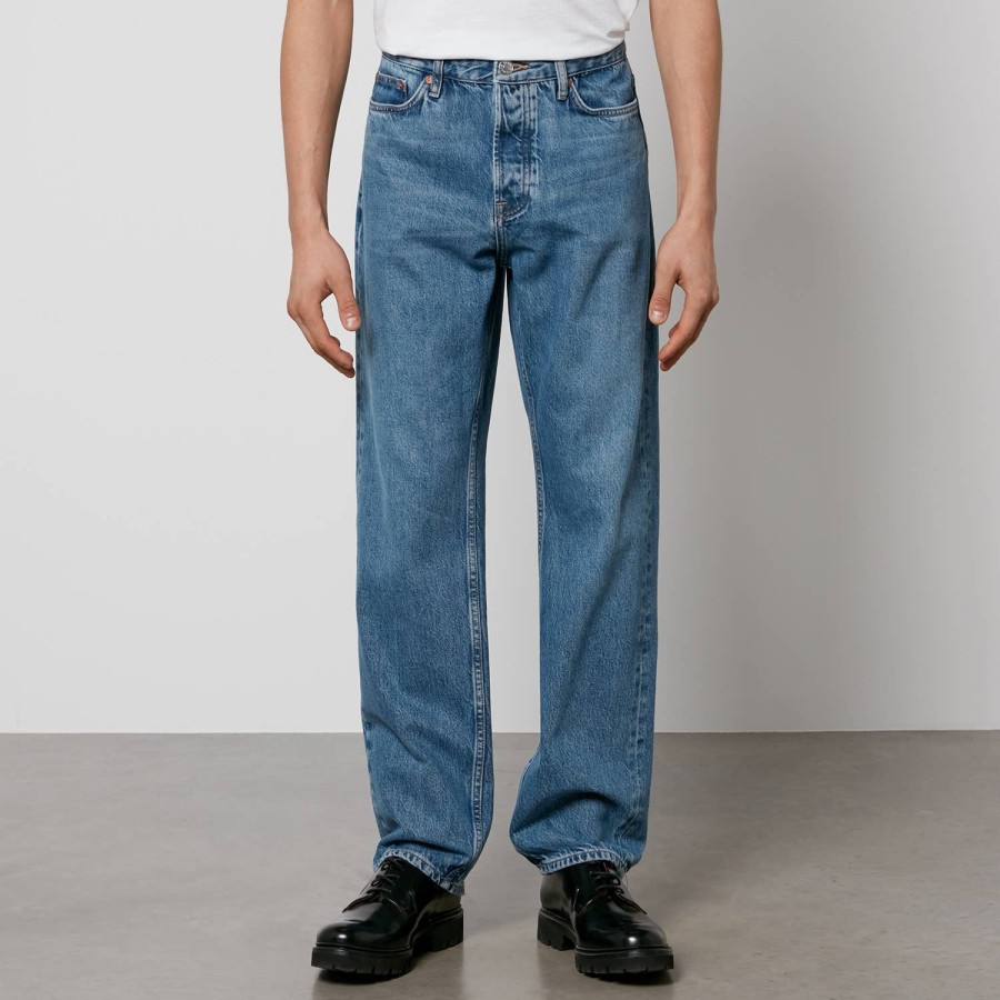 Manner Samsøe Samsøe Jeans | Samsoe Samsoe Eddie Denim Jeans Mit Geradem Bein