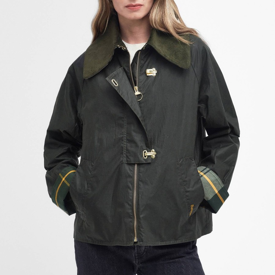 Wehe Barbour Kleidung | Barbour Drummond Jacke Aus Gewachster Baumwolle