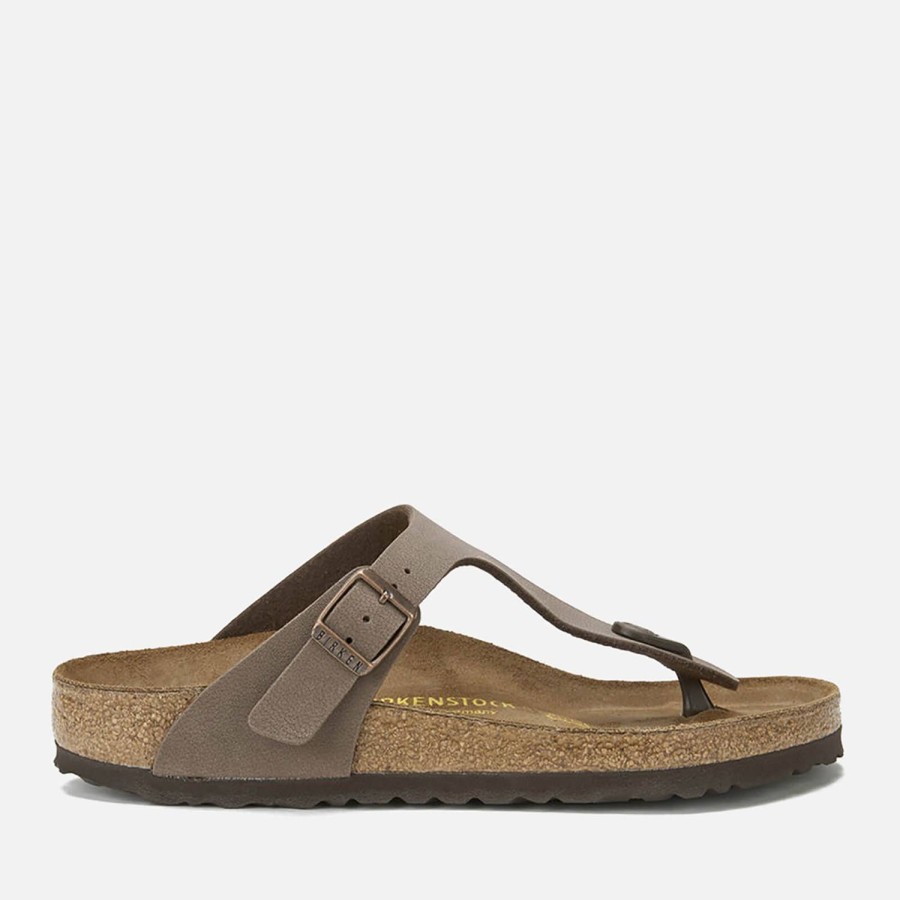 Schuhwerk Birkenstock Sandalen | Birkenstock Damen Gizeh Toe-Post Sandalen Mokka