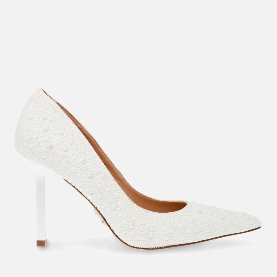 Schuhwerk Steve Madden Absatze | Steve Madden Damen-Pumps „Classie-P" Aus Verziertem Satin Mit Absatz