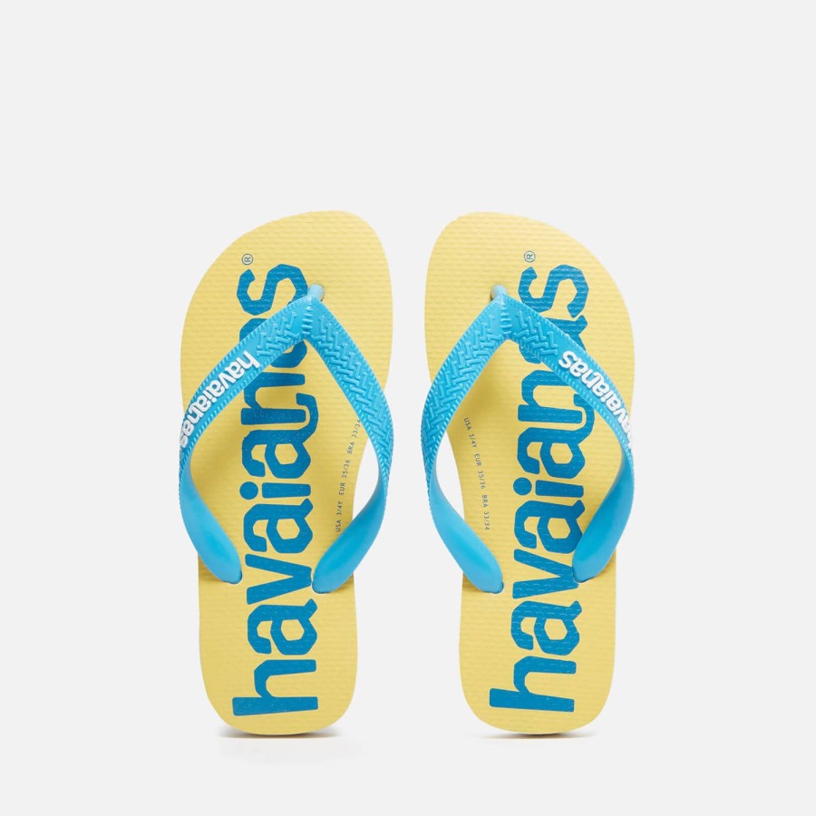 Kind & Baby Havaianas Schuhwerk | Havaianas Jungen Logo Mania Flip-Flops Mehrfarbig