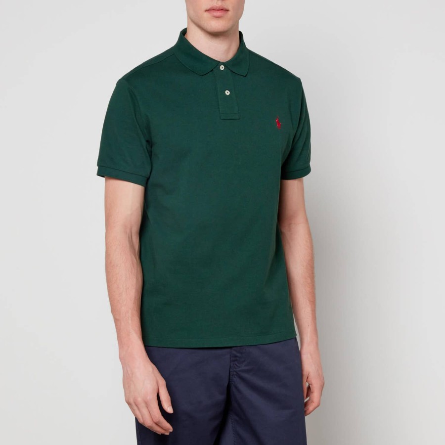 Manner Polo Ralph Lauren Polo-Shirts | Polo Ralph Lauren Slim-Fit-Poloshirt Aus Baumwoll-Pique