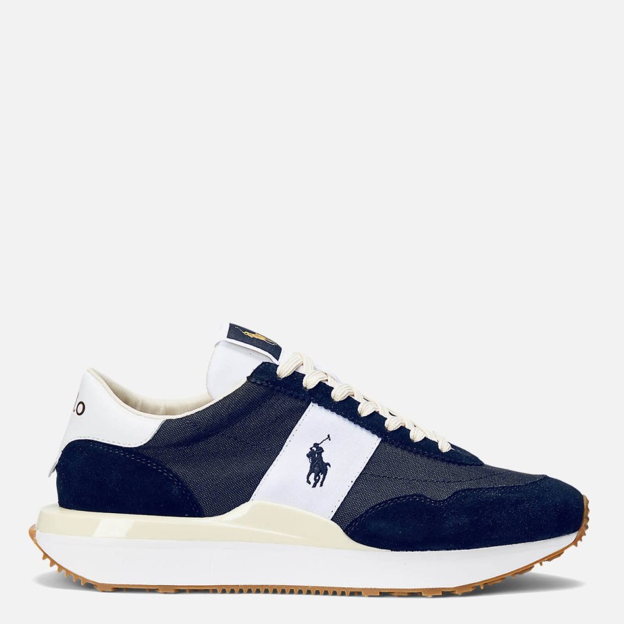 Schuhwerk Polo Ralph Lauren Sportschuhe | Polo Ralph Lauren Train 89 Sneaker Aus Wildleder, Mesh Und Kunstleder