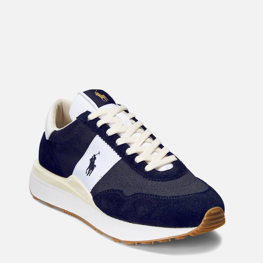 Schuhwerk Polo Ralph Lauren Sportschuhe | Polo Ralph Lauren Train 89 Sneaker Aus Wildleder, Mesh Und Kunstleder