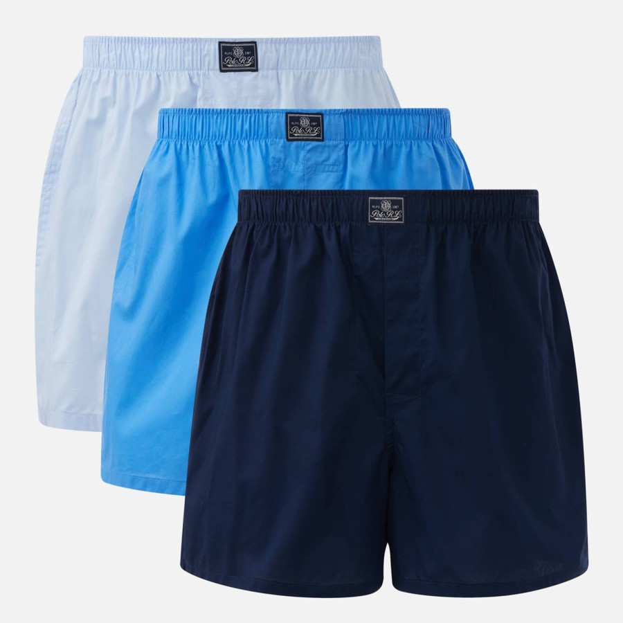 Manner Polo Ralph Lauren Loungewear | Polo Ralph Lauren Boxershorts Aus Baumwoll-Jersey Im Dreierpack