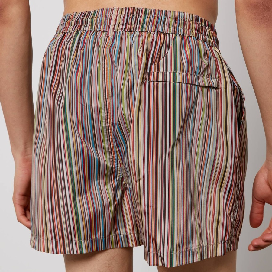 Manner Paul Smith Bademode | Paul Smith Swim Gestreifte Shell-Shorts