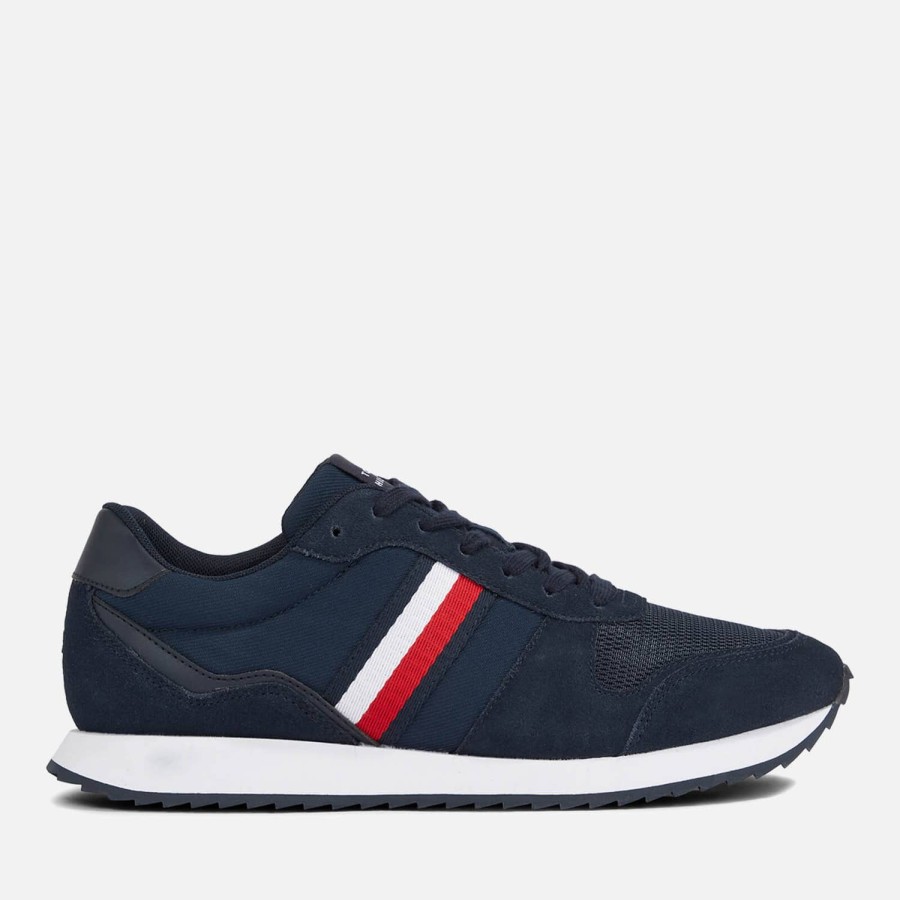 Schuhwerk Tommy Hilfiger Sportschuhe | Tommy Hilfiger Herren-Sneaker Evo Mix Aus Wildleder, Leder Und Mesh