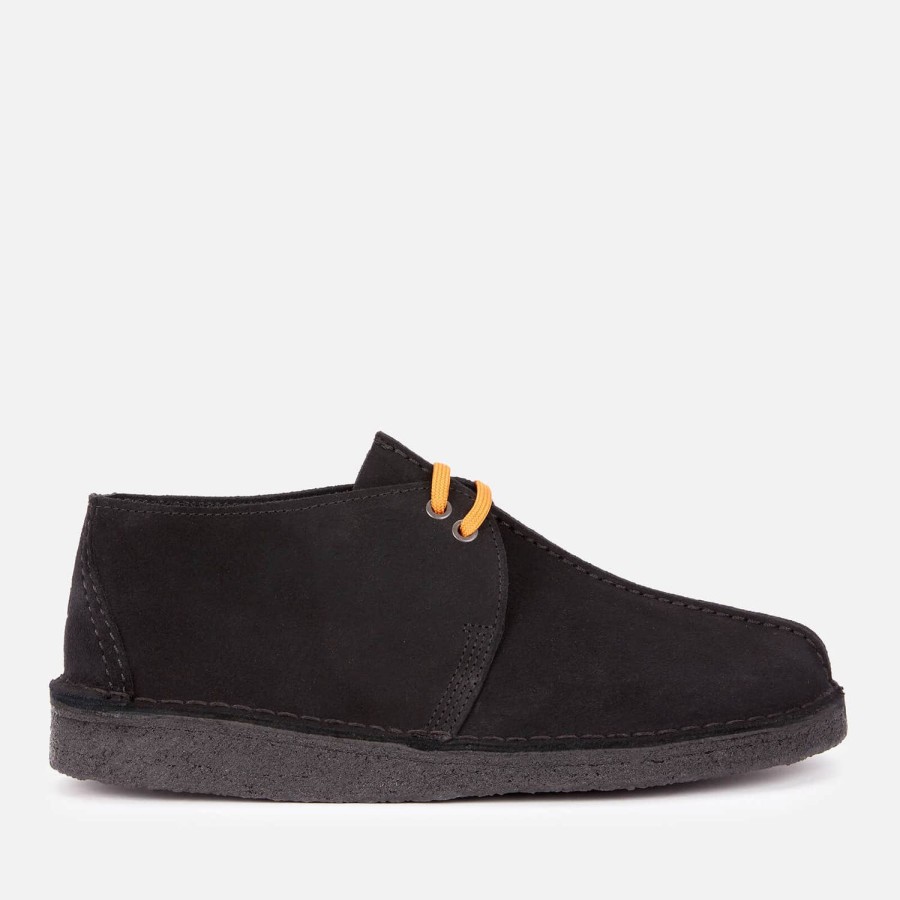 Schuhwerk Clarks-Originale Schuhe | Clarks Originals Desert Trek Wildlederschuhe Fur Herren Schwarz