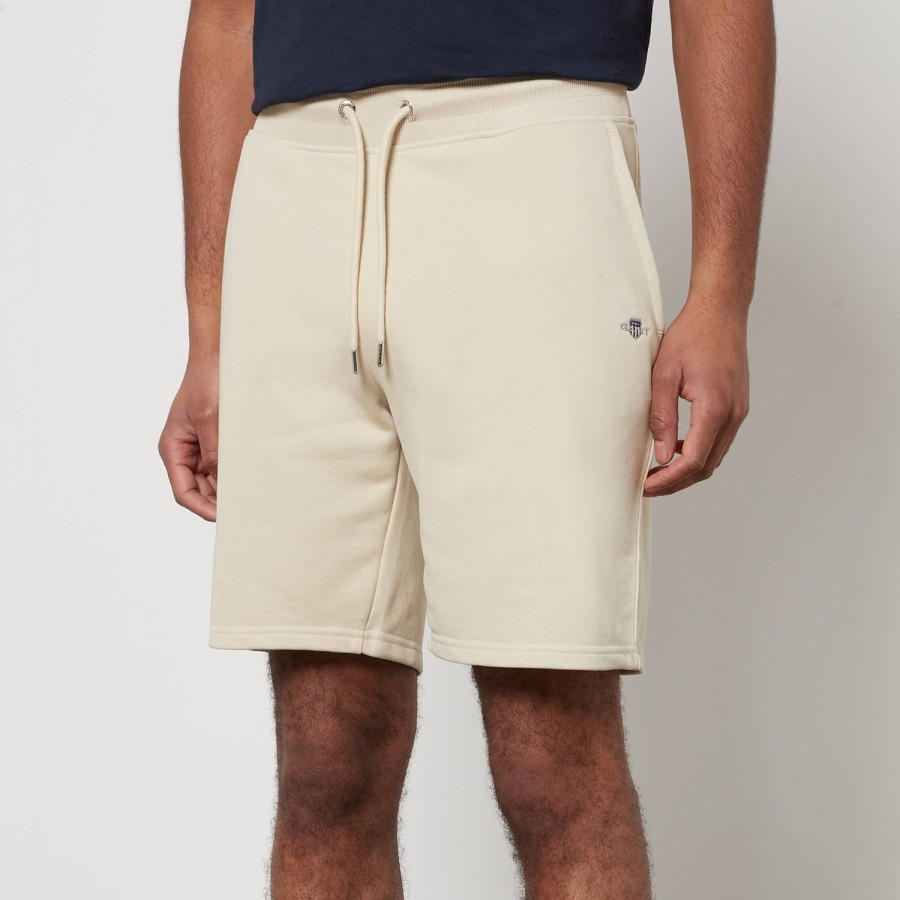 Manner GANT Kurze Hose | Gant Shield Sweatshorts Aus Baumwollmischung