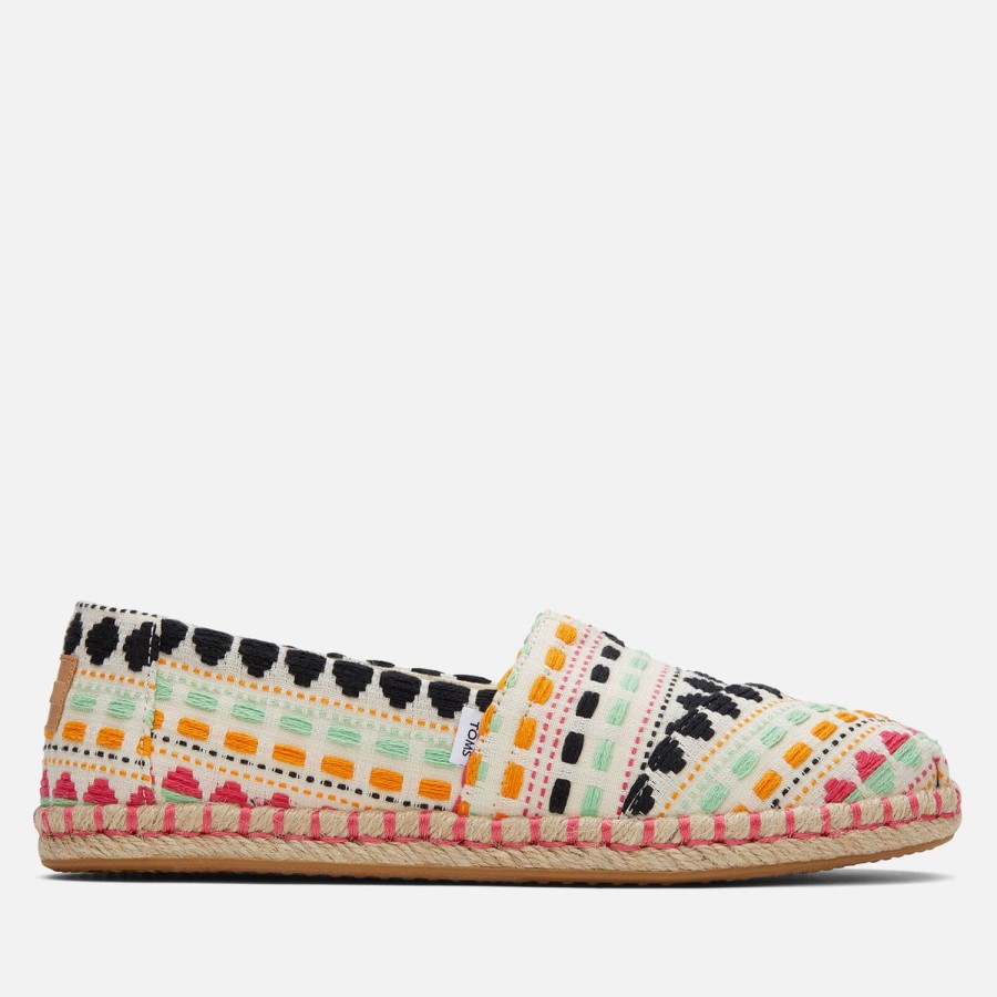 Schuhwerk TOMS Espadrilles | Toms Alpargata Rope Espadrilles Fur Damen Natural Global Woven